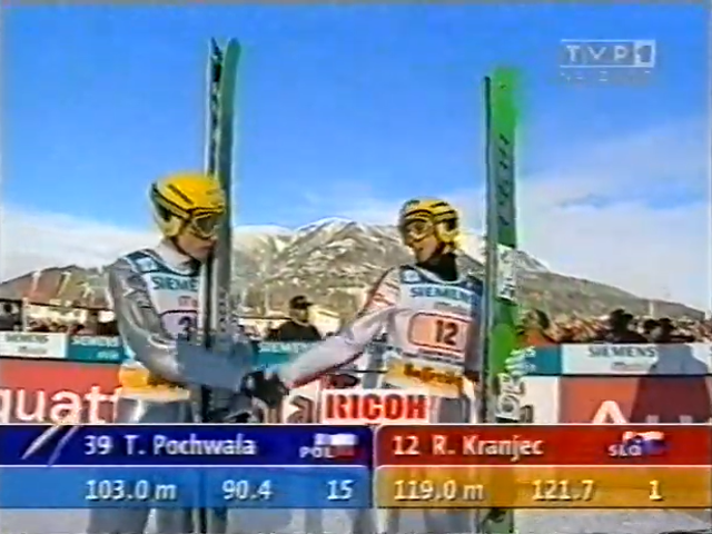 Tomasz Pochwała i Robert Kranjec (TVP)